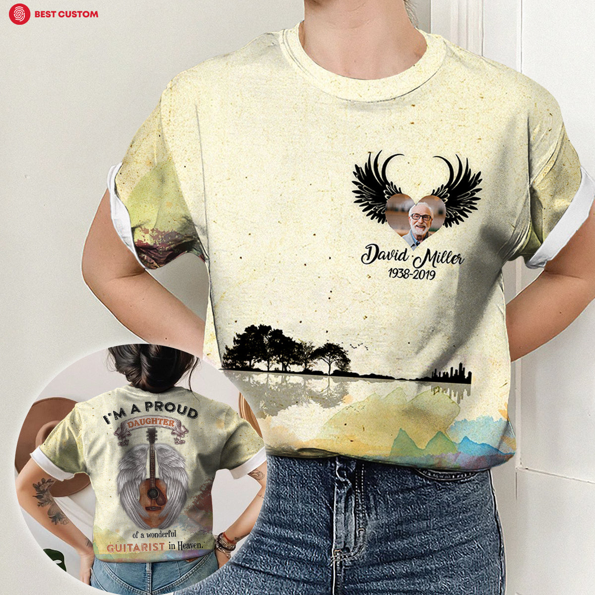 A Wonderful Guitarist In Heaven - Personalized Photo 3D All Over Print Shirt - Memorial BannerTshirtGG_27c20aca-9328-4737-bd9d-3bdceb3a173d.jpg
