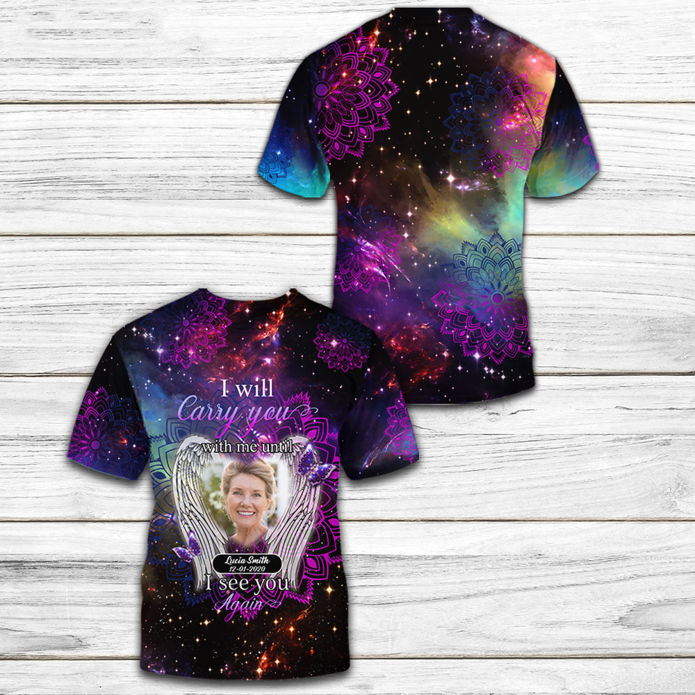 I Will Carry You Personalized Photo 3D All Over Print Shirt Memorial BannerTshirtGG_772e8cf3-6322-436e-9178-cd9154d4cef5.png