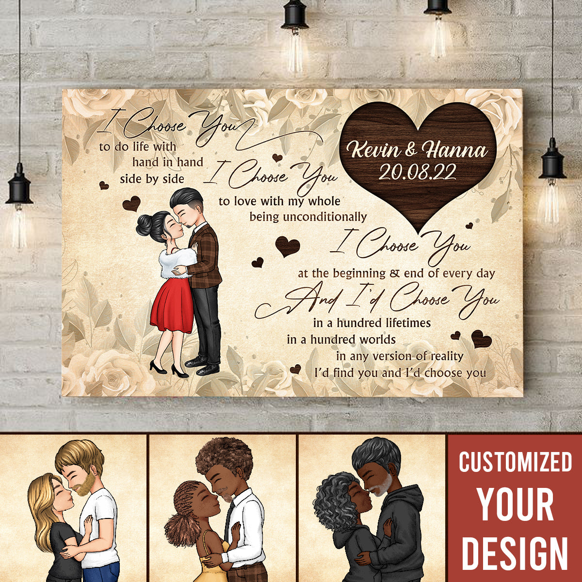 I Choose You - Anniversary, Gift For Spouse, Lover, Husband, Wife, Boyfriend, Girlfriend Canvas - Gift For Couple Banner_05a9427c-17b4-4bbe-b272-e056b2837dd0.jpg