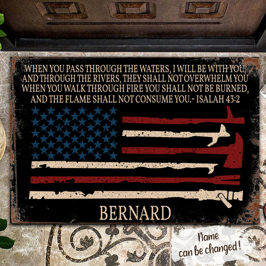 I WIll Be With You Personalized Doormat - Firefighter Banner_4aa15074-0dc1-496d-9737-e4ddfd6d50a8.jpg