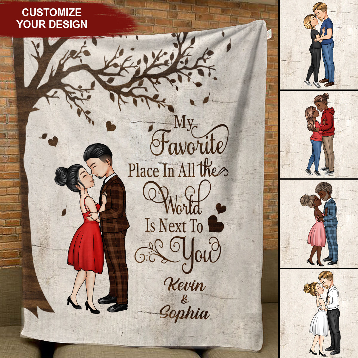 My Favorite Place - Anniversary, Gift For Spouse, Lover, Husband, Wife, Boyfriend, Girlfriend Blanket - Gift For Couple Banner_73858793-f955-46c2-a014-ae5c102bb15c.jpg