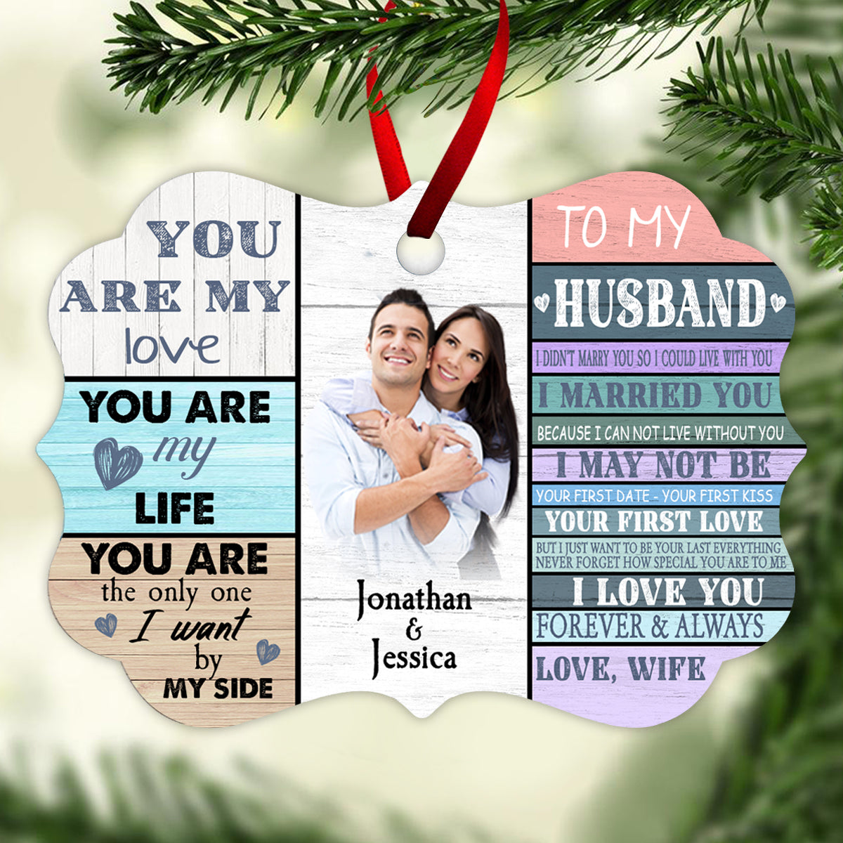 To Husband Your Last Everything - Personalized Ornament - Gift For Husband, Couple Banner_75949db2-78db-4353-9f28-4b9539e7e68b.jpg
