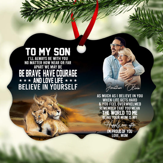To My Son Be Brave Lion Mom - Personalized Ornament - Gift For Son Banner_b39ce349-8682-461a-a106-bf94924ee5c2.jpg