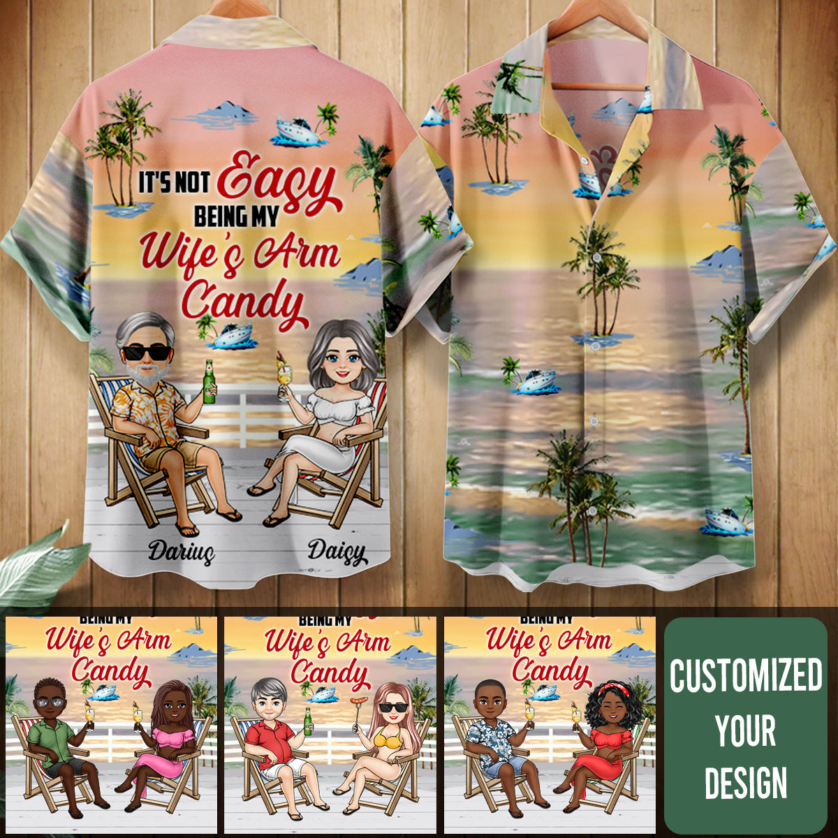 It's Not Easy Being My Wife's Arm Candy - Personalized Hawaiian Shirt - Gift For Husband BannerfbIt_sNotEasyBeingMyWife_sArmCandy-PersonalizedHawaiianShirt-GiftForHusband.jpg