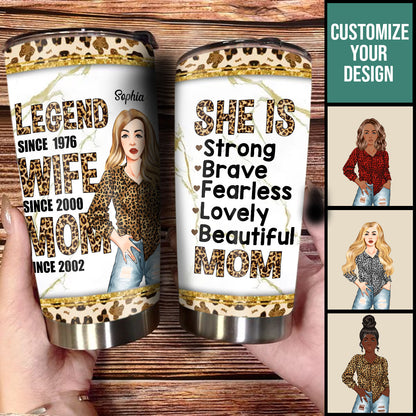 Legend Wife Mom Leopard - Personalized Tumbler - Gift For Wife BannerfbLegendWifeMomLeopard-PersonalizedTumbler-GiftForWife.jpg