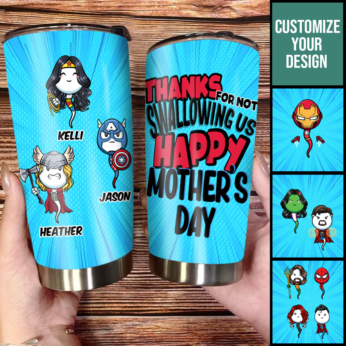 Multiverse Thanks For Not Swallowing Us - Personalized Tumbler - Mother's Day, Funny, Birthday Gift For Mom, Mother, Wife BannerfbThanksfornotswallowingusTumbler_3efe9c25-4eb7-48f3-b2c0-ecb2b04ffcc2.jpg