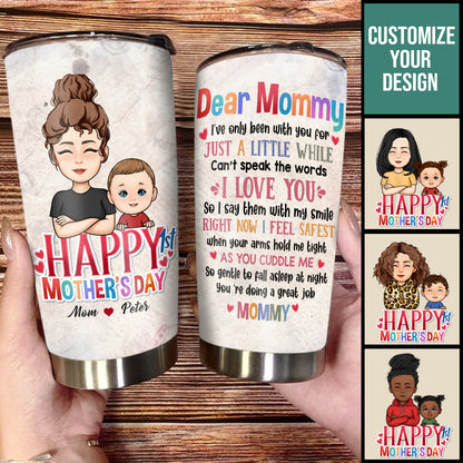 Dear Mommy Happy 1St Mother's Day - Personalized Tumbler - Gift For Soon To Be Mom, Newborn Mom, Mama Bannerfb_0b3964b6-82c9-4797-a753-df14c138bed6.jpg