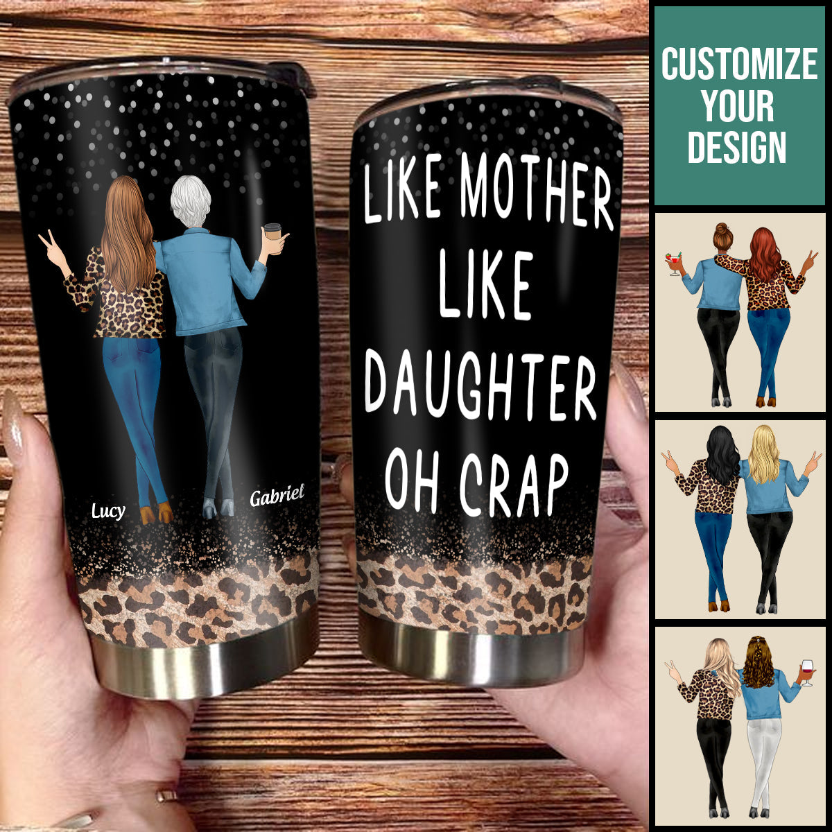 Like Mother Like Daughter, Mother's Day - Drunk Woman Tumbler - Gift For Mom Bannerfb_2c12d0e7-0a82-417e-86cc-a3bf1a959a96.jpg