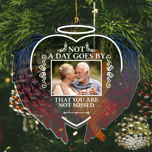 Not A Day Goes By That You Are Not Missed - Personalized Ornament - Christmas Gift For Family, Memorial Gift Bannergg_ad453f12-4957-43cd-bb03-e4558dc581c7.jpg