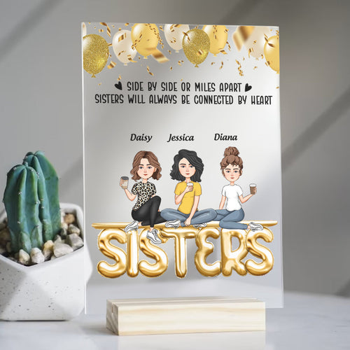 Sisters Will Always Be Connected By Heart - Personalized Acrylic Plaque - Loving, Birthday Gift For Sisters Bannergg_e1b7f2cb-f85e-4cb5-a8db-a31a348ce876.jpg