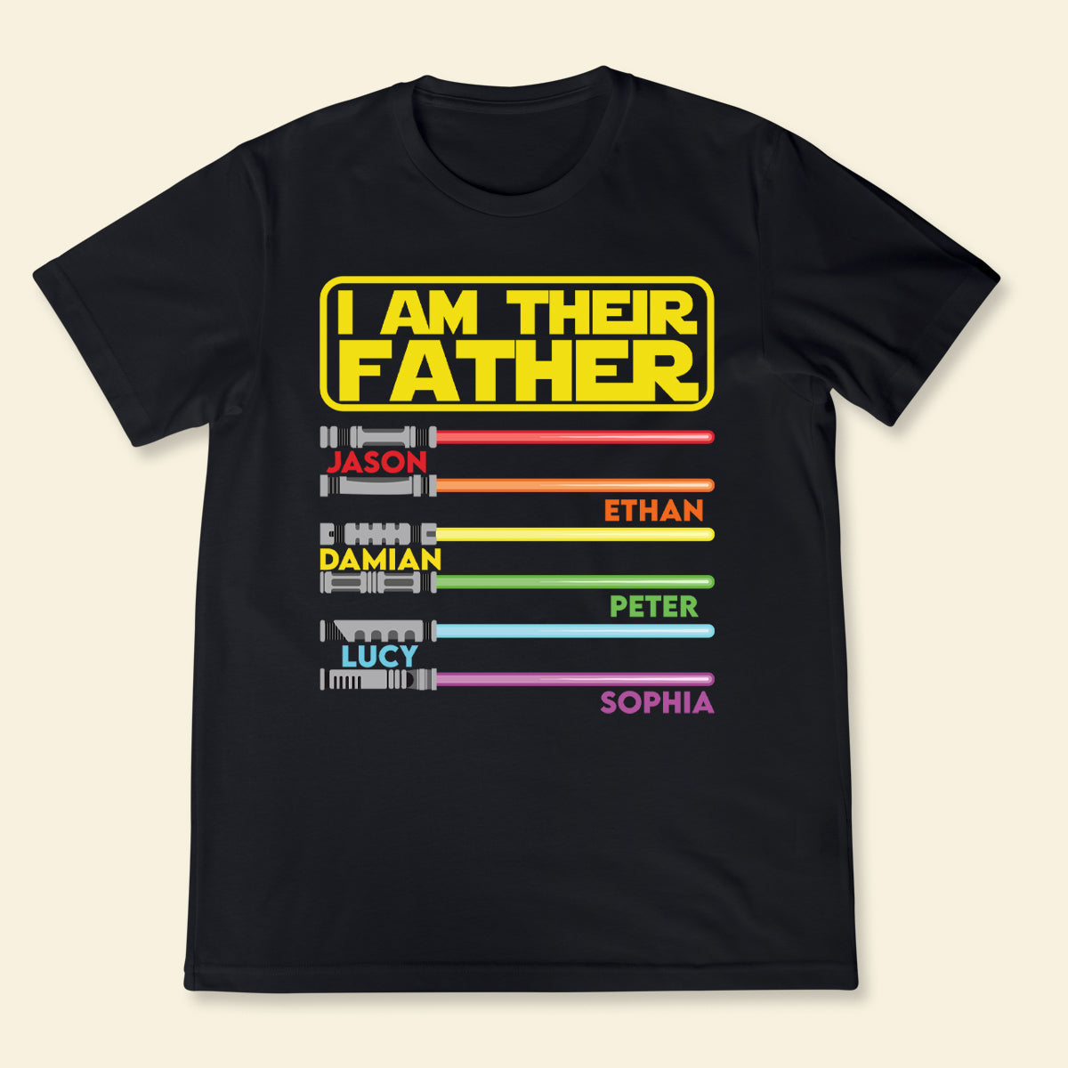 I Am Their Father - Personalized Apparel - Gift For Father, Dad, Daddy, Father's Day Bannertshirt.jpg