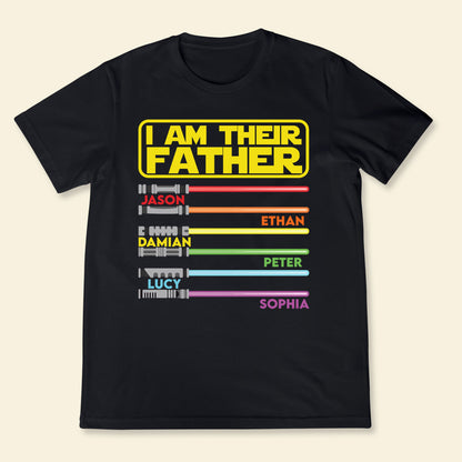 I Am Their Father - Personalized Apparel - Gift For Father, Dad, Daddy, Father's Day Bannertshirt.jpg