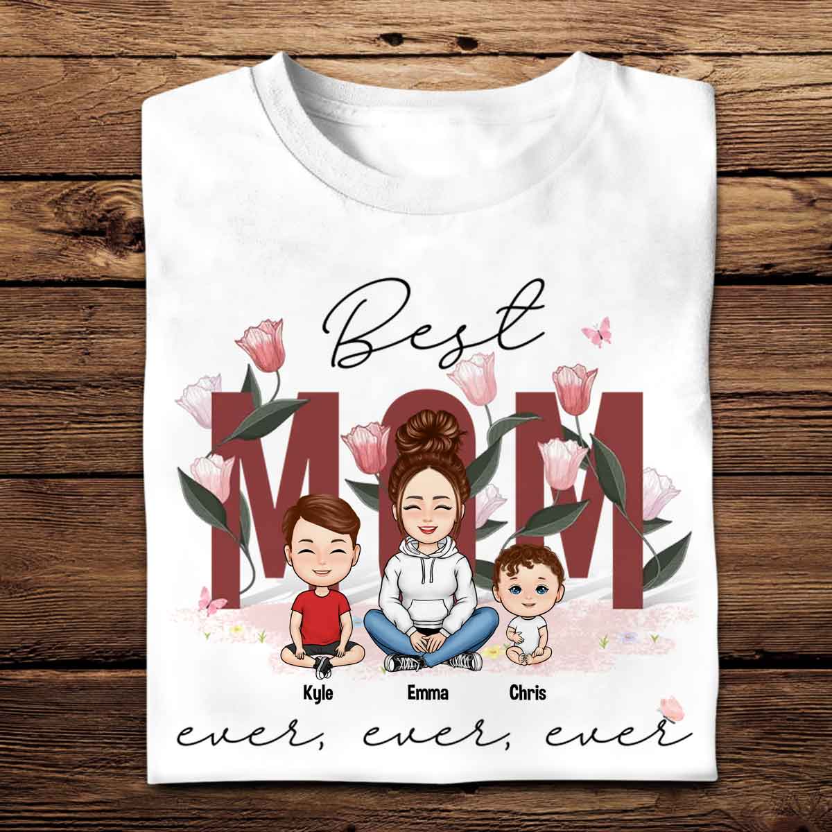 Best Mom Ever - Personalized Apparel - Gift For Mother, Mommy, Mum, Mother's Day Bannner-gg.jpg