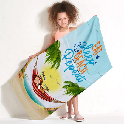 Vacation Mode Activated- Personalized Beach Towel- Lovely Summer Gift For Pet Lovers Bannner3.jpg