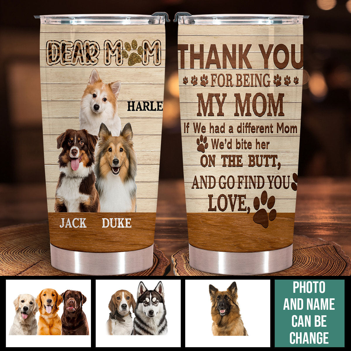 Bite The Butt - Personalized Custom Dog Photo Tumbler Bite-The-Butt---5.jpg