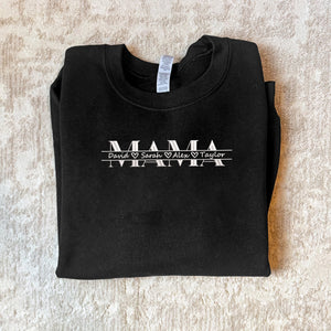 Custom Mama Sweatshirt with Kid Name Personalized Embroidered Shirt Gift For Mother, Mother's Day Gift Bn-1.jpg