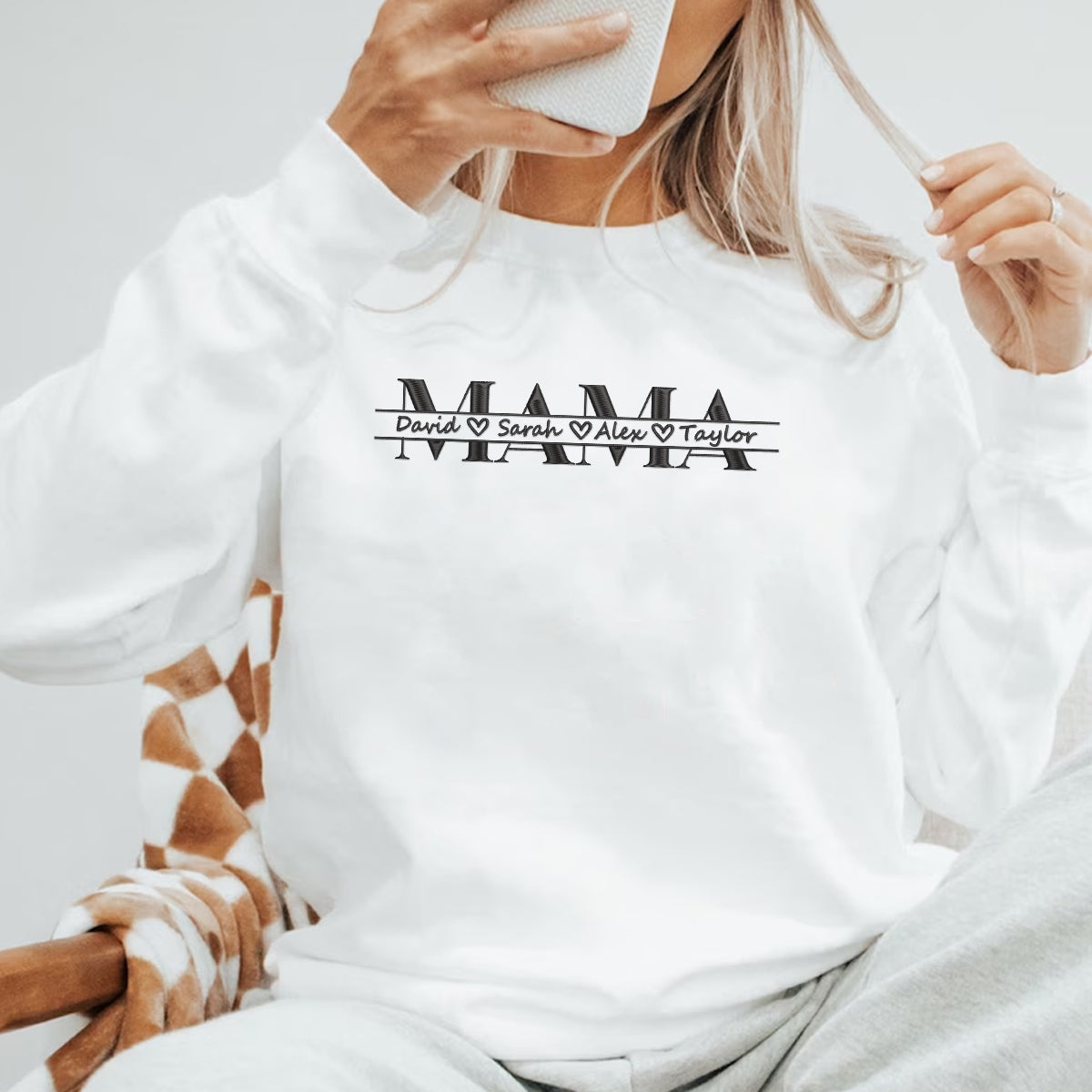 Custom Mama Sweatshirt with Kid Name Personalized Embroidered Shirt Gift For Mother, Mother's Day Gift Bn-6.jpg