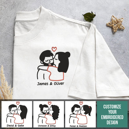 Couple Kiss - Personalized Embroidered Apparel - Gift For Couple Bn-fb-64ae5a03d06f530008ad6112.jpg?v=1743397439