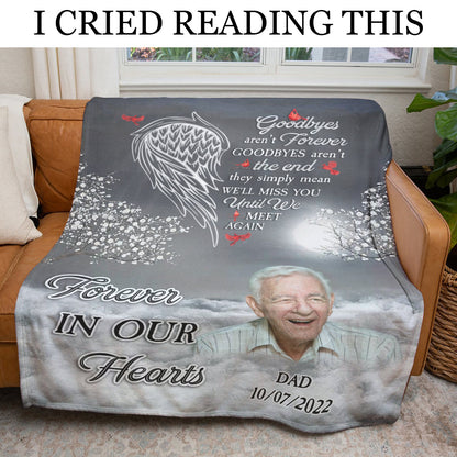 Until We Meet Again Christmas Family - Personalized Blanket - Christmas, Memorial Gift For Family Bn-fb-651259812bf7b000083b1837.jpg