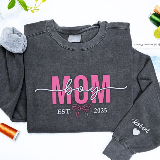 Boy Mom Sweatshirt or Hoodie with Embroidered Names on Sleeve, Custom Gift for Boy Mom Boy-Mom-Sweatshirt-Grey_5000x_ded14f32-94d8-4c90-801e-31e503974196.jpg