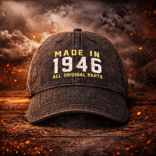 80th Birthday Gift, Vintage Embroidered Hat for 80th Birthday, Born In 1944 Cap ChatGPT_Image_Mar_11_2026_10_25_05_AM.png