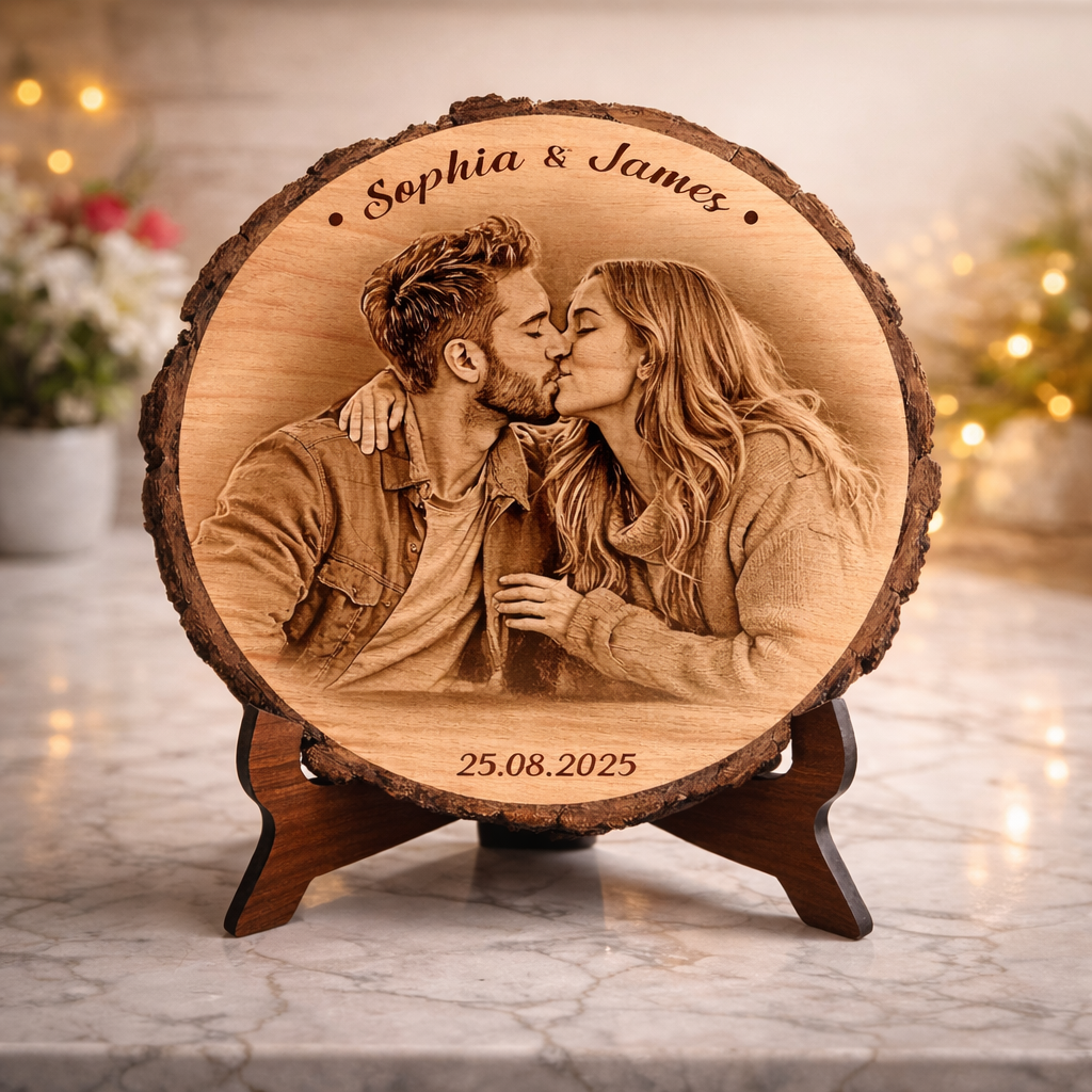 Personalized Photo on Bark Edge Wood | Custom wooden photo Art Large |Burned Wood Picture| Wedding, Anniversary, Valentine s, Couple Gift ChatGPT_Image_Mar_11_2026_11_08_50_AM.png