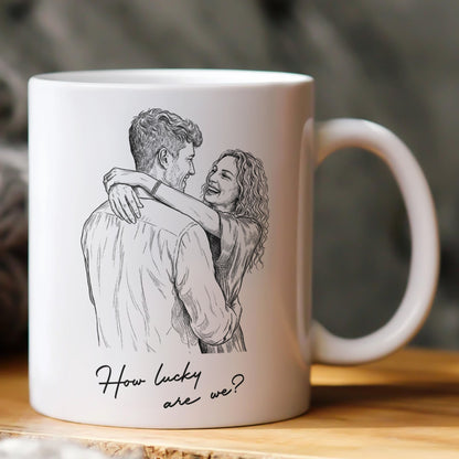Custom Couple Photo Portrait How Lucky Are We Gift For Him, Her Custom-Couple-Photo-Portrait-How-Lucky-Are-We-Gift-For-Him-Her-Personalized-Photo-Mug_2_7ab9a6d6-3187-4b1c-973c-43612bf476c2.jpg