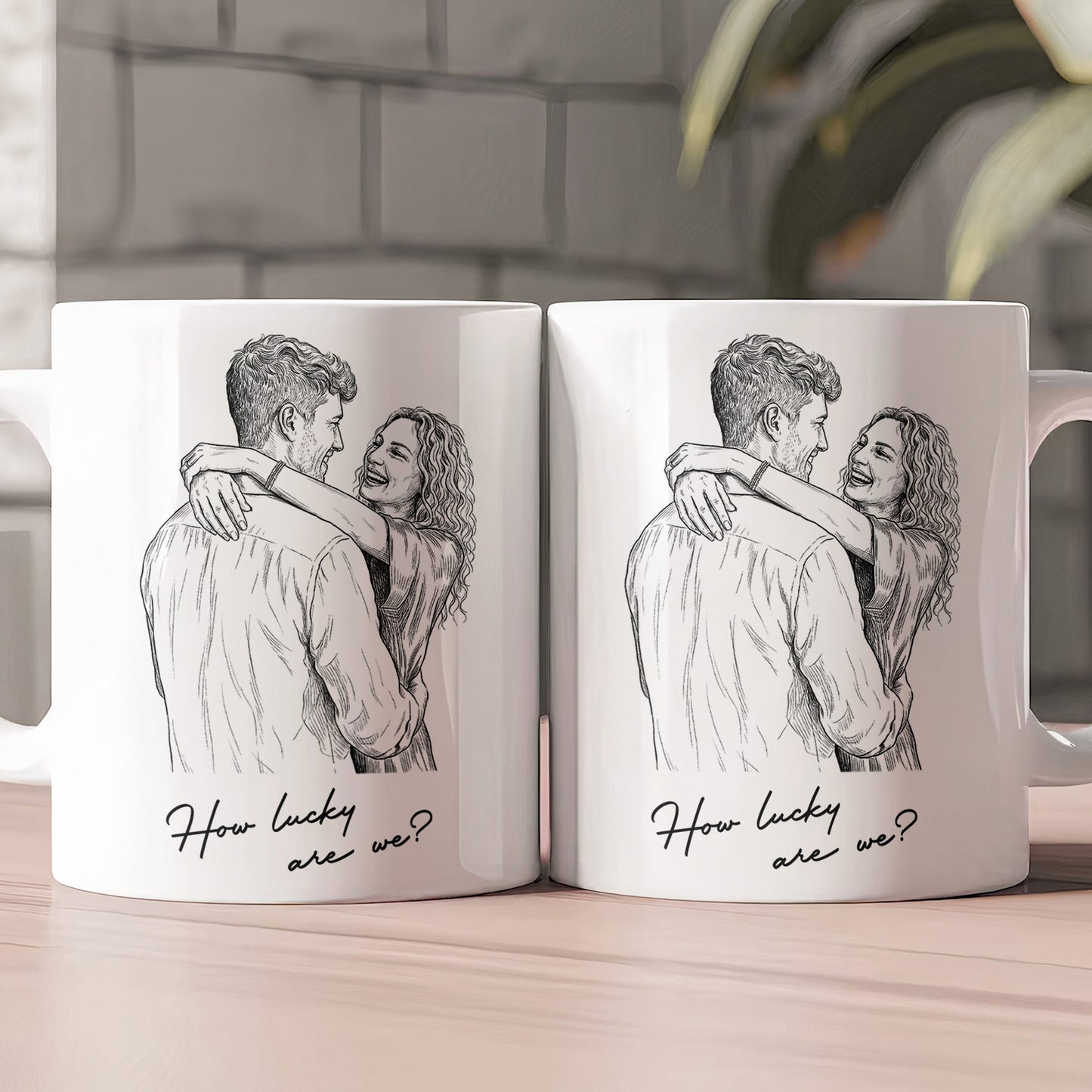 Custom Couple Photo Portrait How Lucky Are We Gift For Him, Her Custom-Couple-Photo-Portrait-How-Lucky-Are-We-Gift-For-Him-Her-Personalized-Photo-Mug_3_12aeb8d9-b95e-4585-a950-02e066f8a324.jpg