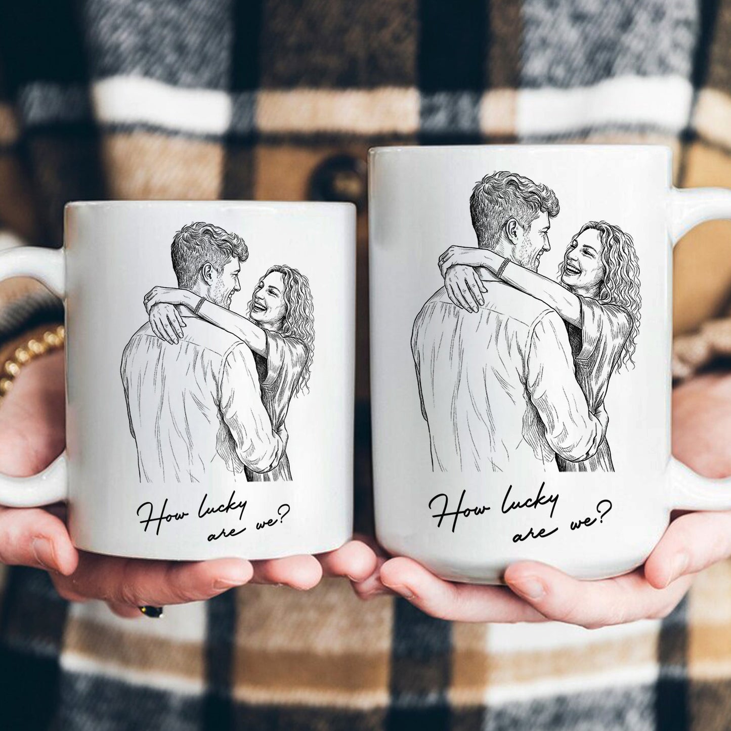 Custom Couple Photo Portrait How Lucky Are We Gift For Him, Her Custom-Couple-Photo-Portrait-How-Lucky-Are-We-Gift-For-Him-Her-Personalized-Photo-Mug_5_ba70eda8-466d-4b74-a3b6-18b7f23698c2.jpg