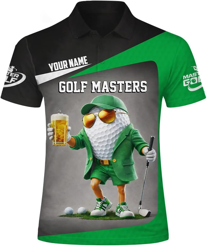 PDN26021013 CustomGolfMastersPoloShirtforMen_Women_PersonalizedName_FunnyGolfBallCharacterGraphic_BreathablePerformanceFabricBlack1.jpg