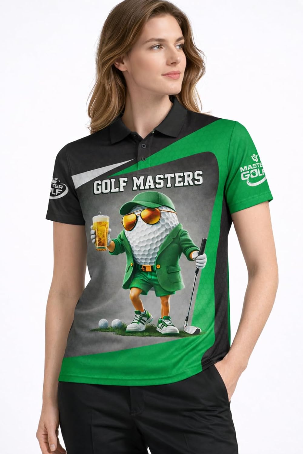 PDN26021013 CustomGolfMastersPoloShirtforMen_Women_PersonalizedName_FunnyGolfBallCharacterGraphic_BreathablePerformanceFabricBlack6.jpg