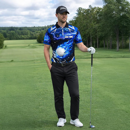 GIA26031004 CustomNameGolfPoloShirtBlueFlameGolfBallLightningPerformancePoloforMen3.jpg