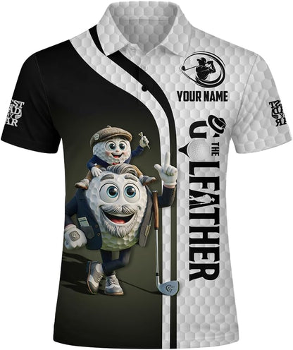 HIE26022702 CustomNameGolfPoloShirtCartoonGolfBallFatherSonGraphicBlackWhitePerformanceShirt1.jpg