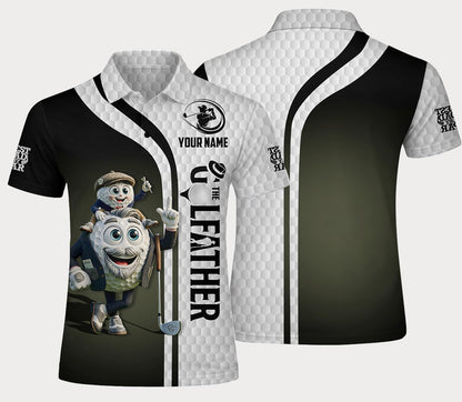 HIE26022702 CustomNameGolfPoloShirtCartoonGolfBallFatherSonGraphicBlackWhitePerformanceShirt5.jpg