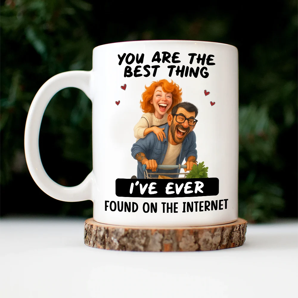 Custom Photo Caricature Funny Couple You Are The Best Thing - Personalized Mug CustomPhotoCaricatureFunnyCoupleYouAreTheBestThing-PersonalizedMug-HT654-NAH4888-Mk3.png