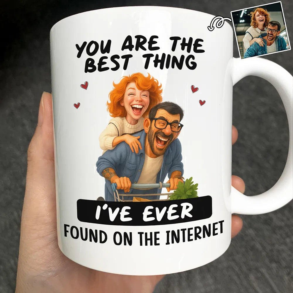 Custom Photo Caricature Funny Couple You Are The Best Thing - Personalized Mug CustomPhotoCaricatureFunnyCoupleYouAreTheBestThing-PersonalizedMug-HT654-NAH4888-MkDEF.jpg