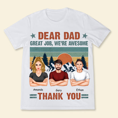 Dear Dad Great Job Retro Vintage - Personalized Apparel - Gift For Father, Dad, Daddy, Father's Day DEARDA_3_a45ade2b-b1a2-4127-ab1e-be2c5d24c8e6.jpg