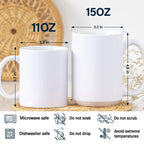 Custom Photo Pencil Sketch The Love Between Mother & Daughter - Personalized White Mug