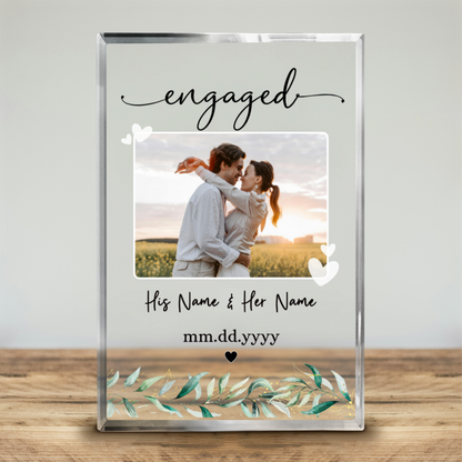 Personalized Engagement Photo Gift, Newly Engaged Couple Acrylic Block, Engagement Gift For Couple, Engaged Plaque, Engagement Keepsake Gift EGTctw64Le-msMU4JYY44TMGNLPszyzop.png