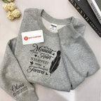 Embroidered In Memory Of, Feather With Birds Custom Embroidery Memorial Shirt With Name EmbroideredInMemoryOf_FeatherWithBirds-8.jpg?v=1743397428