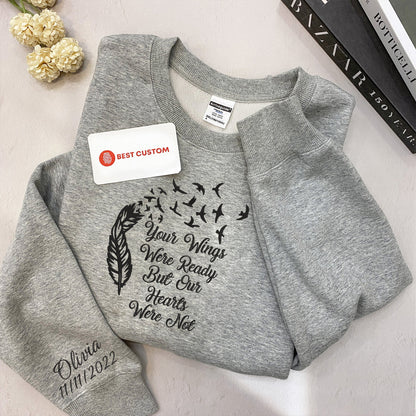 Embroidered Your Wings Were Ready But Our Hearts Were Not Custom Embroidery Memorial Shirt EmbroideredYourWingsWereReadyButOurHeartsWasNot-6.jpg