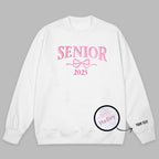 Embroidered Senior Sweatshirt, Coquette Bow, Customized Grad Gift, Crewneck Sweatshirt Graduation, Class of 2025, Personalized Senior Gift Embroidered_Senior_Sweatshirt_Coquette_Bow_Customized_Grad_Gift_Crewneck_Sweatshirt_Graduation_Class_of_2025_Personalized_Senior_Gift.jpg