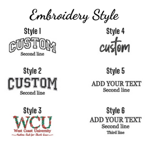 Custom Embroidered Sweatshirt, Make Your Own Sweatshirt, Custom Text Sweatshirt