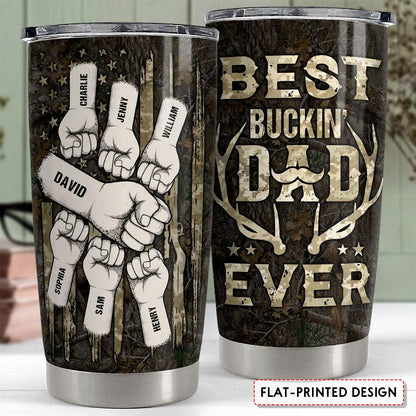Best Buckin' Dad Ever Personalized Hunting Tumbler Cup Gift For Dad Father's Day Gift FASJTBNTMP280423001_mk2.jpg