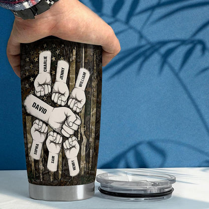 Best Buckin' Dad Ever Personalized Hunting Tumbler Cup Gift For Dad Father's Day Gift FASJTBNTMP280423001_mk5.jpg