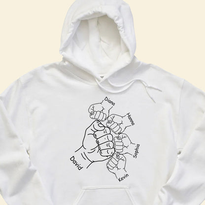 Father & Kids Fist Bump - Personalized Apparel - Gift For Father, Daddy, Dad, Father's Day Father_KidsFistBump-5_adab7be0-002d-451e-839a-4c9dc4784fa5.jpg