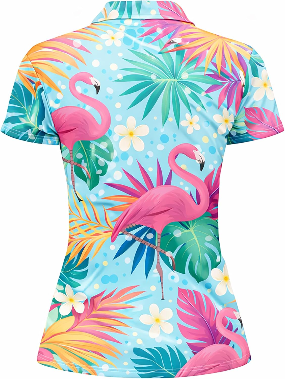 GIA26030904 FlamingoTropicalGolfPoloShirtWomenHawaiianFlamingoFloralPerformancePolo5.jpg