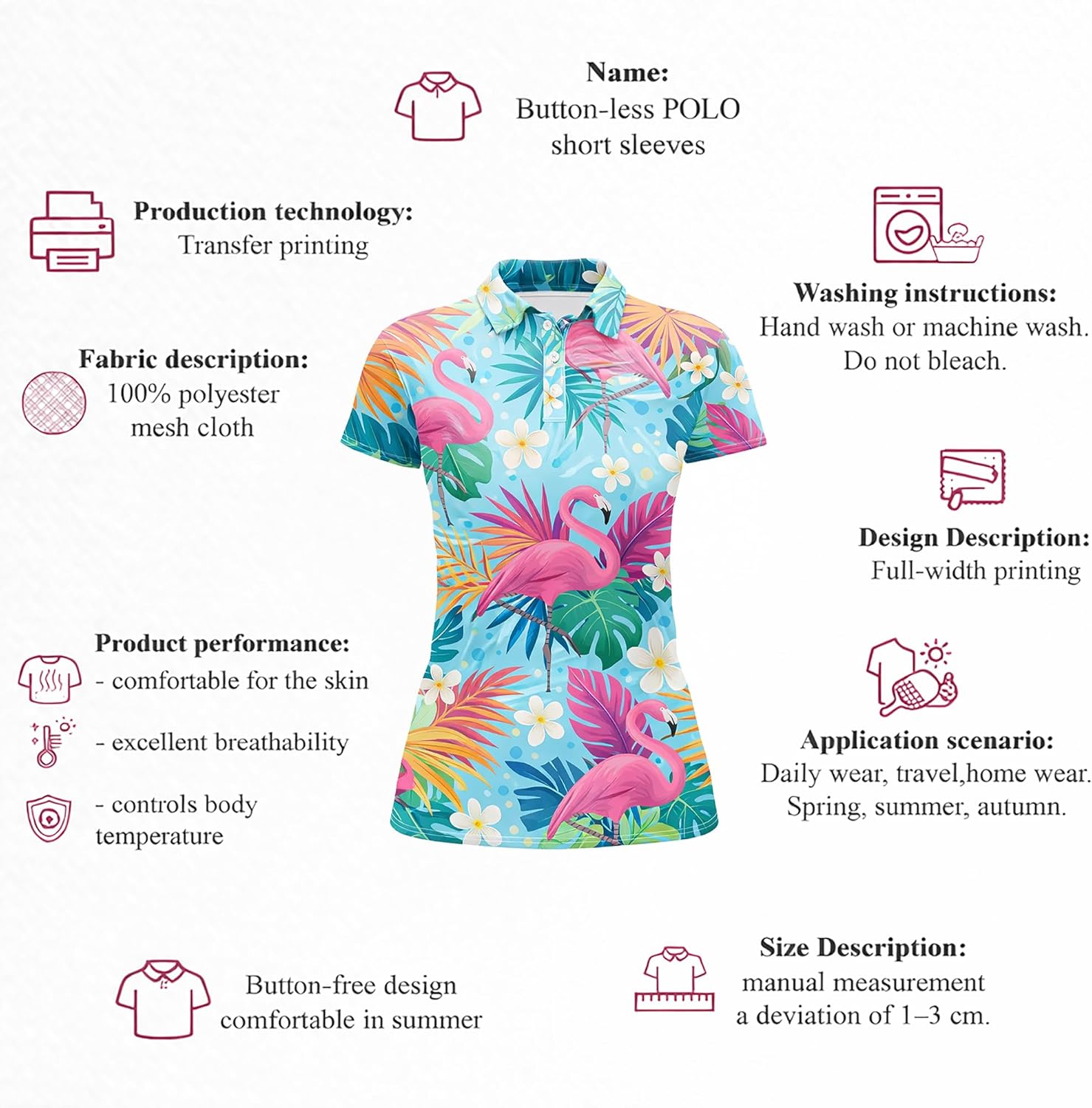 GIA26030904 FlamingoTropicalGolfPoloShirtWomenHawaiianFlamingoFloralPerformancePolo6.jpg