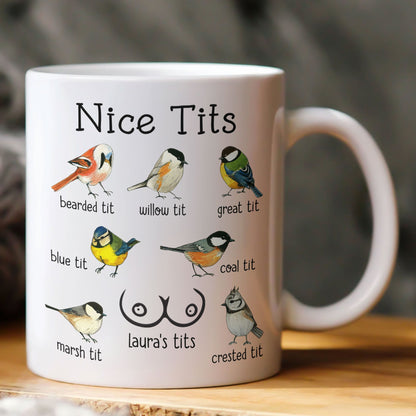 Nice Tits - Personalized Mug For Wife, GF, Friends Silly Gift, Exchange Gift