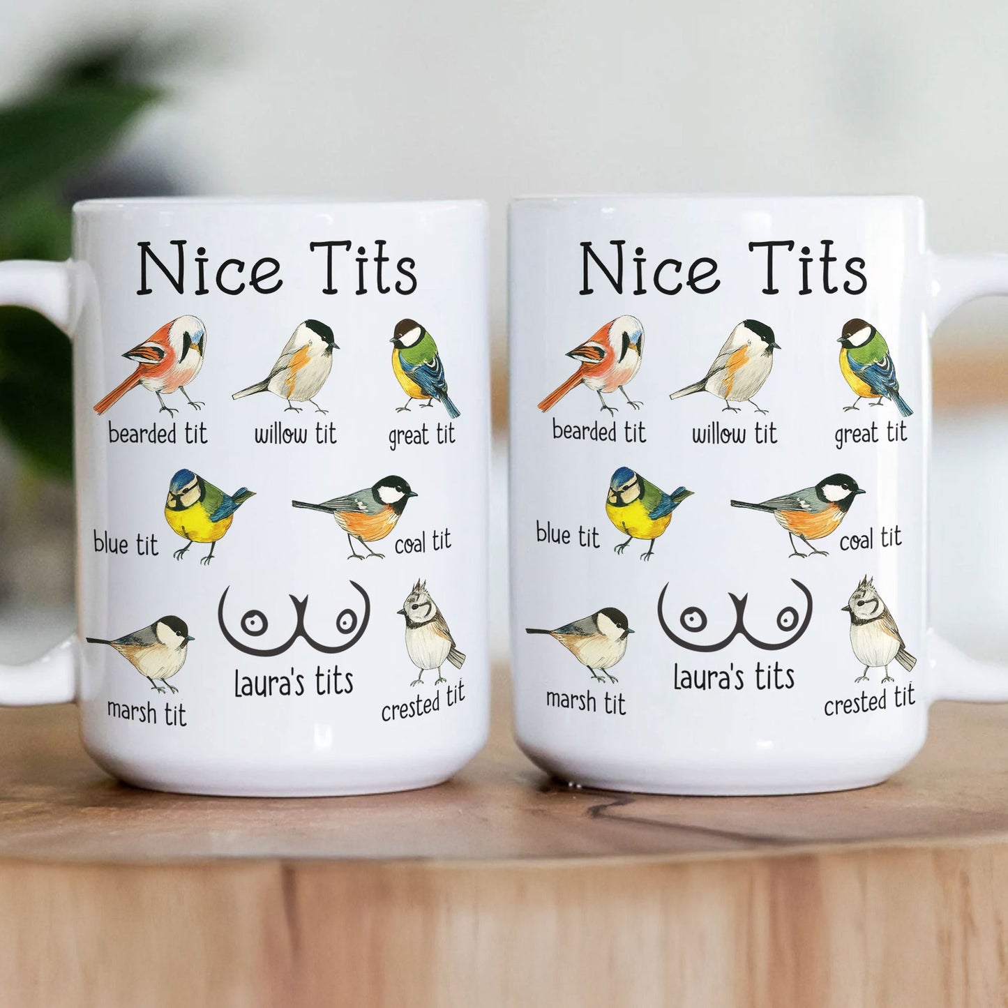 Nice Tits - Personalized Mug For Wife, GF, Friends Silly Gift, Exchange Gift